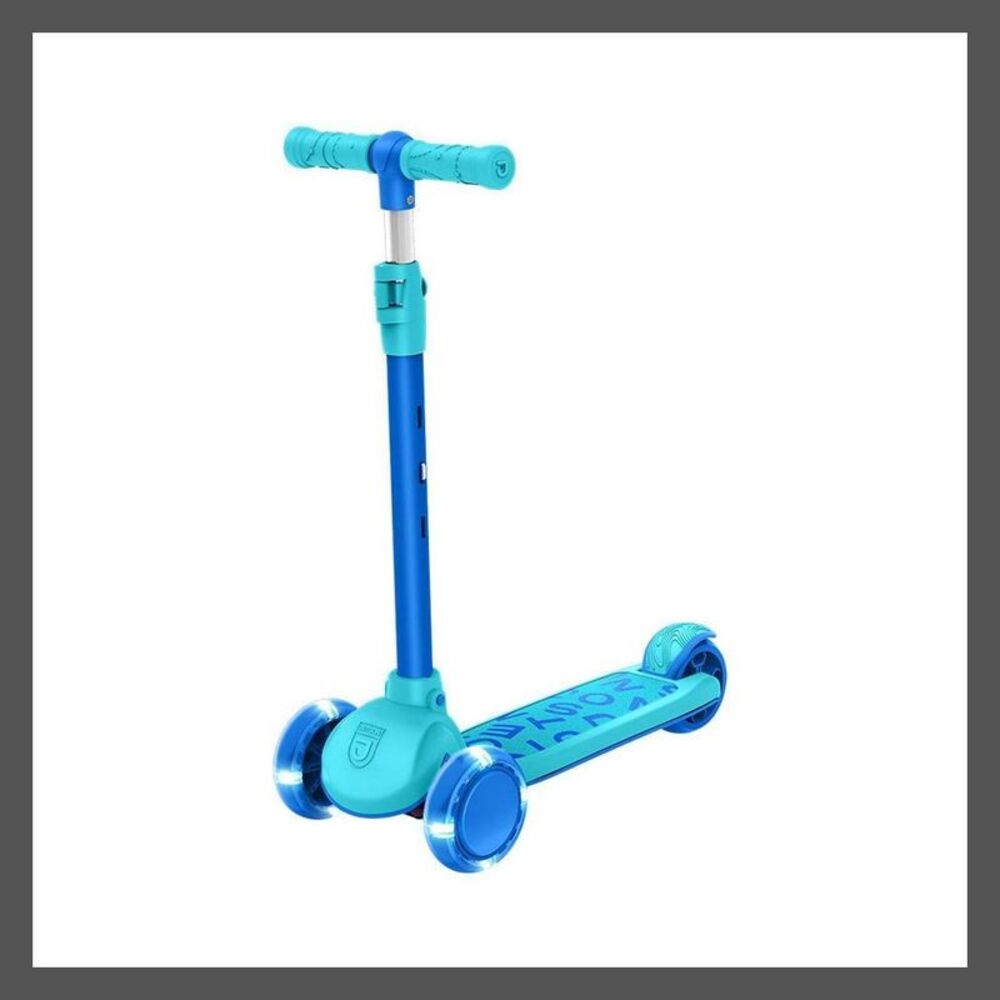 Jetson -  Kids Trike Scooter LED Lights Folding Blue/ Blue/Green